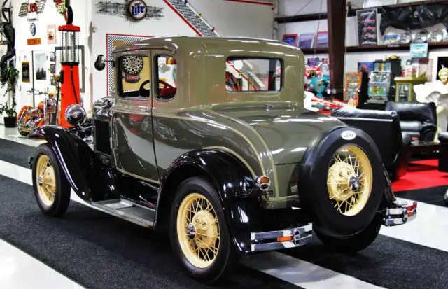 1930 ford model a deluxe rumble seat coupe
