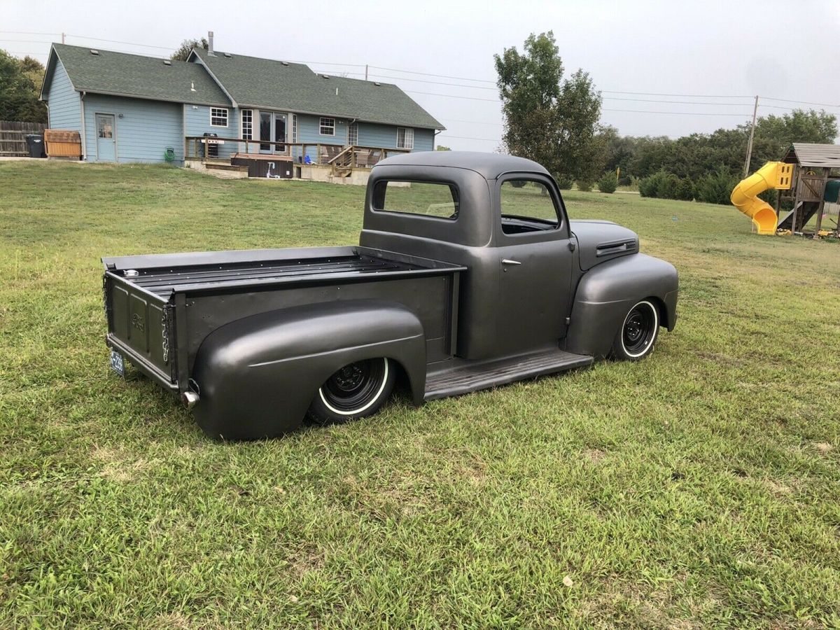 1951 ford f1 pickup grey rwd automatic hot rod