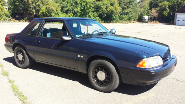 1989 ford mustang coupe 5.0 v8 manual 5 speed state trooper police tribute
