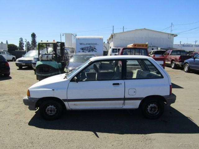 1988 ford festiva lx used 1.3l i4 8v manual no reserve