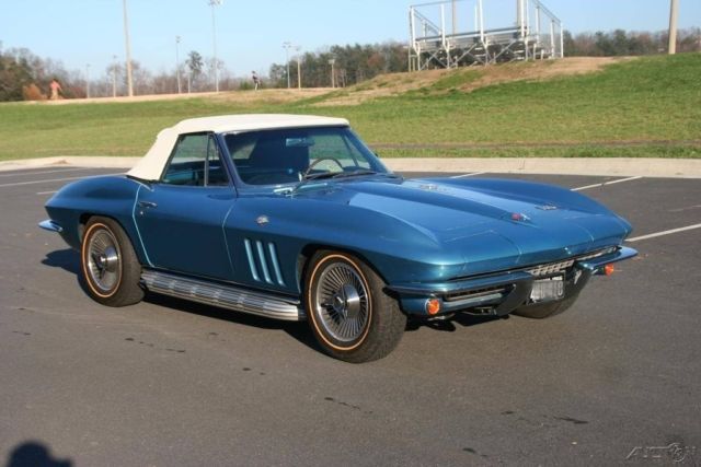 1966 chevrolet corvette convertible used manual rwd chevy