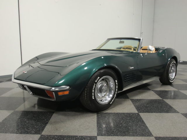 beautiful droptop chrome bumber c3, 350 v8, auto, pwr steer/brakes, r134a a/c!