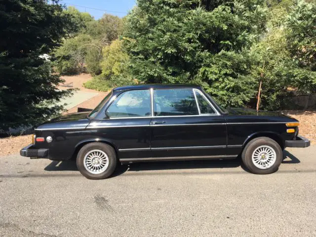 1974 bmw 2002 matching numbers factory black schwarz
