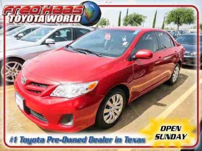 2012 toyota corolla le cruise control one owner in spring, tx