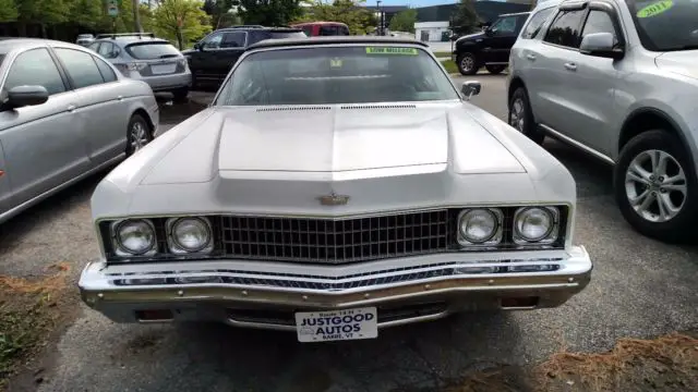 chevrolet caprice classic convertible white green leather 454 v8 auto only 77k!