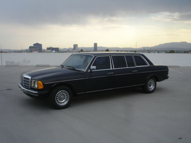 1983 mercedes-benz limousine, factory long wheel base 123 chassis, rare