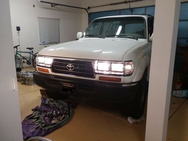 1991 toyota fj80 land cruiser 218286 miles white suv straight 6 cylinder engine