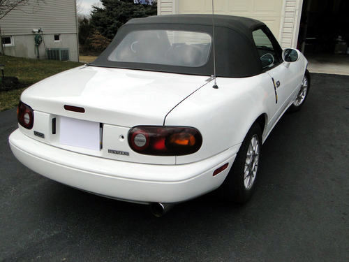 1993, mazda, miata / mx-5, convertible, 5 speed manual, custom wheels,headers