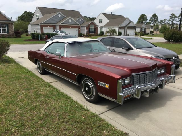 1976 cadillac eldorado bicentenial edition convertible 2-door 8.2l
