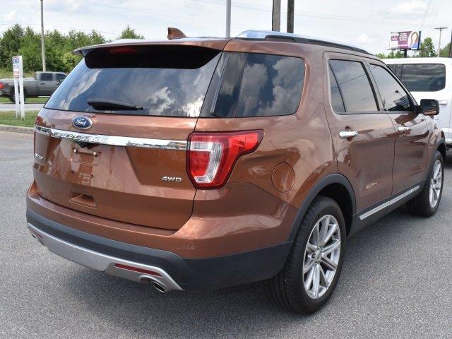 used 2017 ford explorer 4wd limited easley, sc 29640 for sale in easley, south carolina