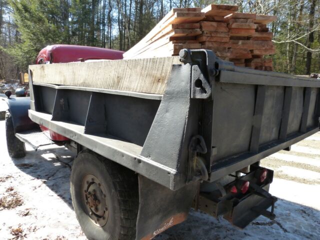 1954 dodge power wagon with vintage pto marion dump body and winch