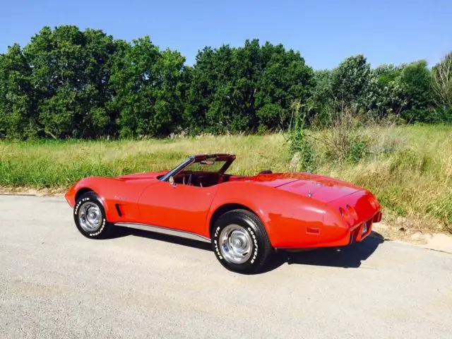 1975 l-82 corvette convertible 3-speed automatic
