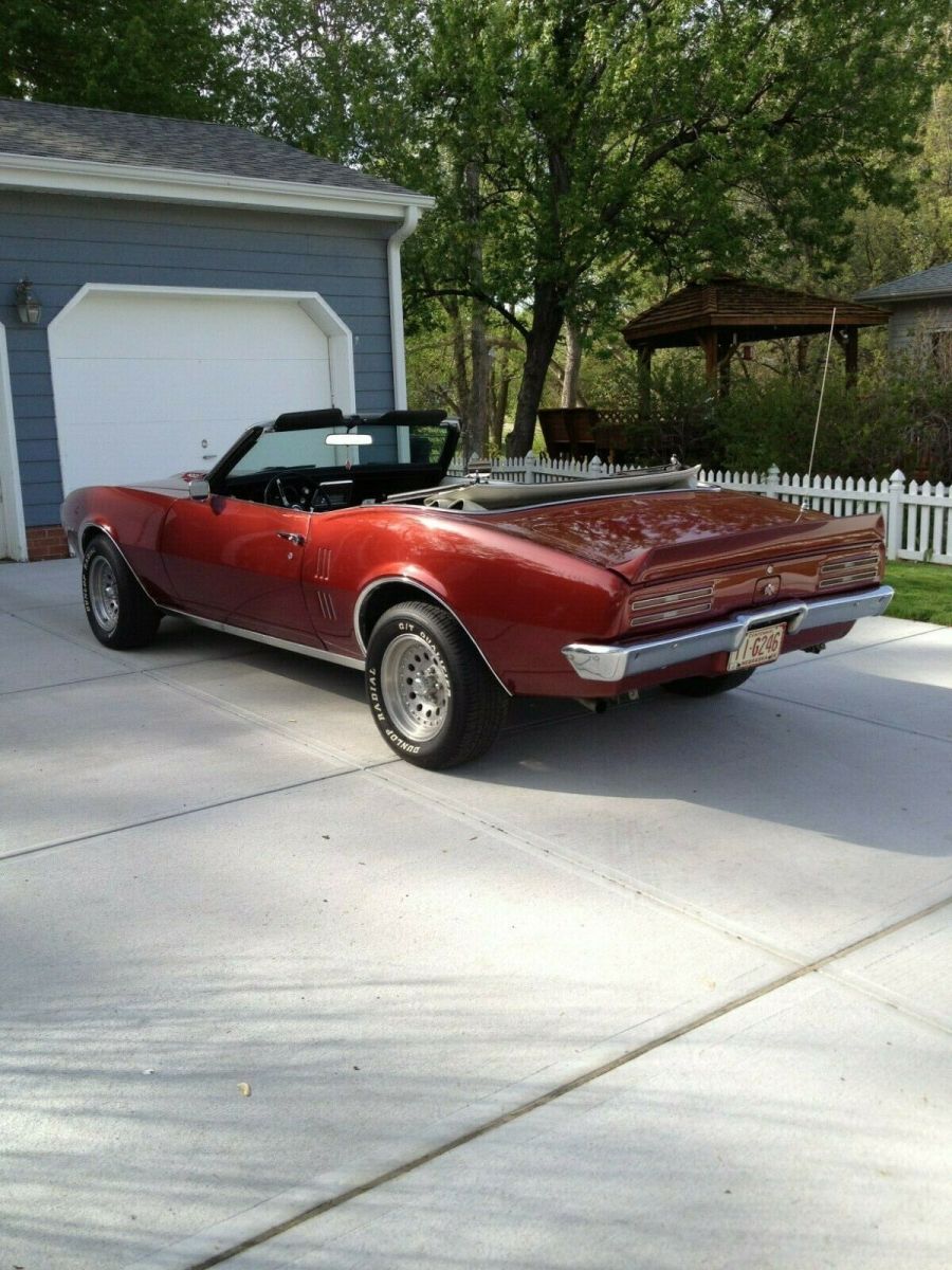 1968 pontiac firebird convertible 400 4 speed on the floor & 400 hood