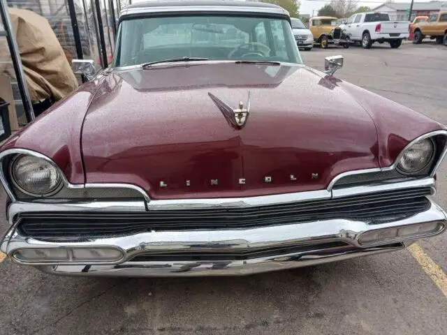 1956 lincoln premiere sedan red rwd automatic