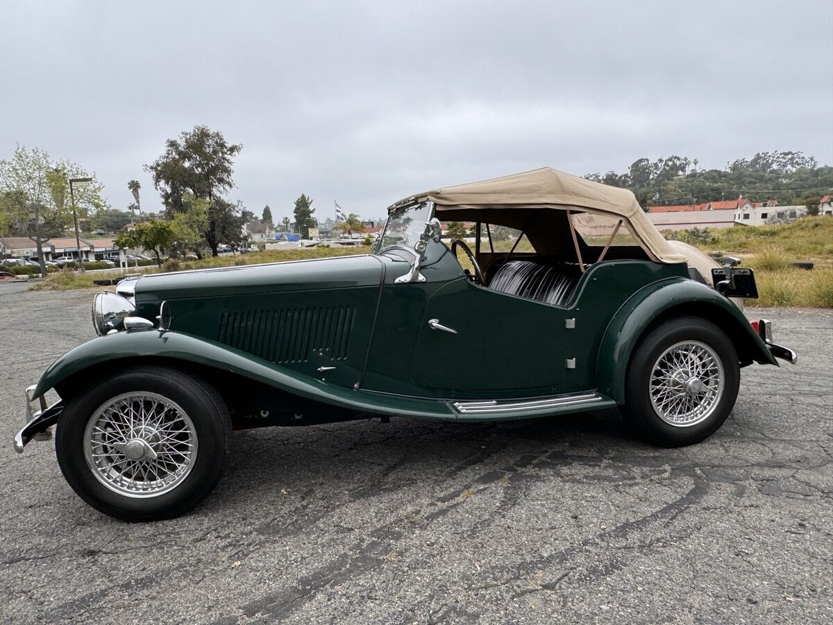 1953 mg td convertible green t series