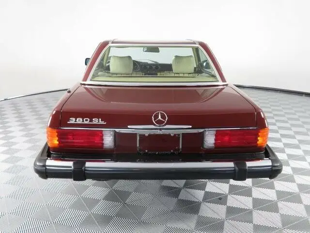 1983 mercedes-benz 300-class 380 sl v8 4-speed automatic