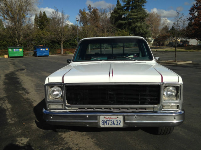 1977 gmc step side solid california truck chevrolet c/k pickup 1500
