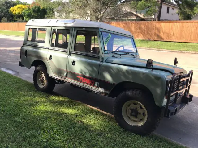 1984 land rover defender 110 santana turbo diesel 5 spd no reserve worldwideship