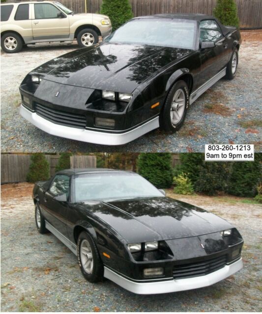 rare 1988 chevrolet camaro convertible rs