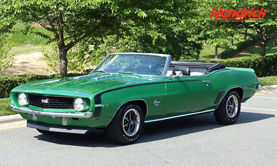original ss 396 x66 camaro convertible in rally green! macneish certified!