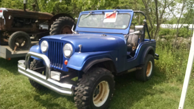 1967 jeep cj5 cj 5 willys kaiser 4x4 fiberglass v6