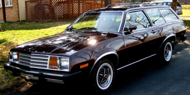 1979 pinto wagon,dk brown met/tan int,time warp survivor w/46k,rebuilt auto,4cyl