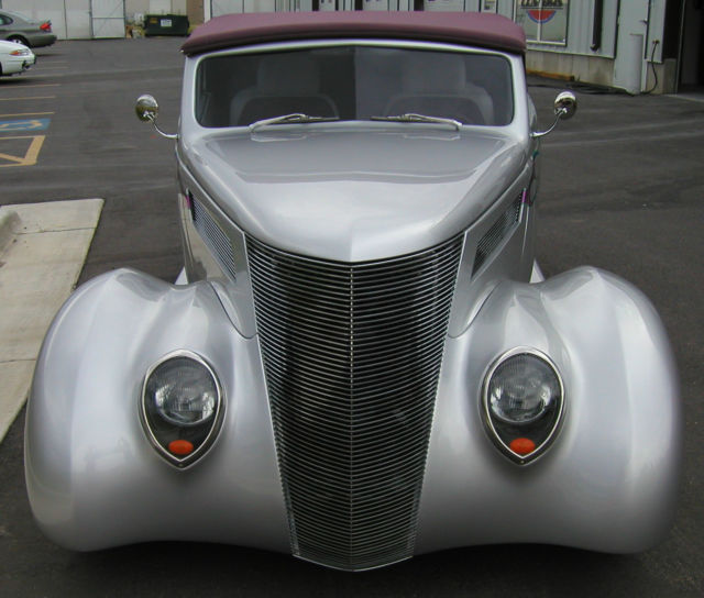 1937 ford street rod convertible lt1 475hp tremec 6-spd six figure build quality
