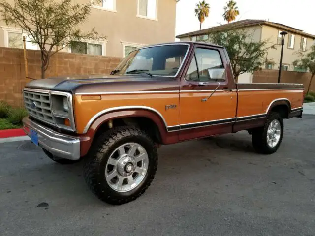 1982 ford f-250 4x4 automatic runs good rust free california truck 4wd f250