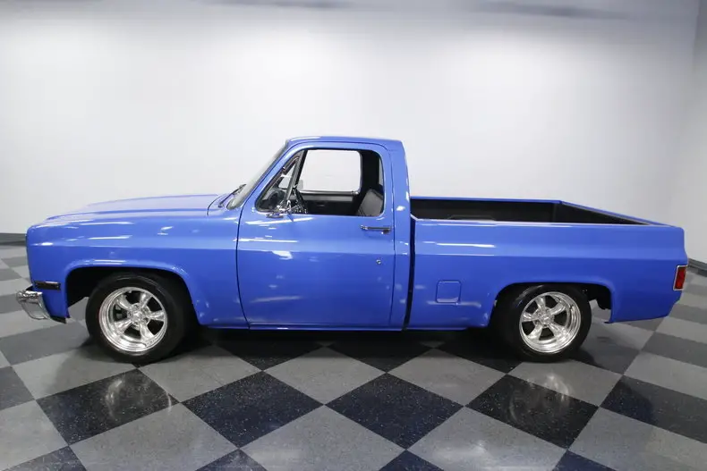 1987 gmc sierra classic 1500 16487 miles blue pearl pickup truck 350 v8 3 speed