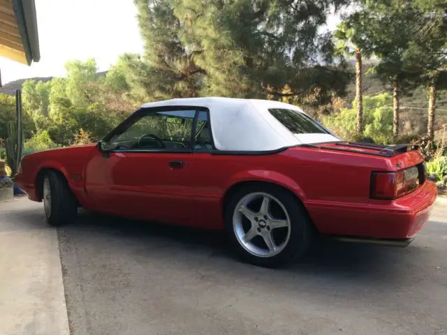 clean 5.0 lx convertible fox body! beautiful paint, interior, strong engine