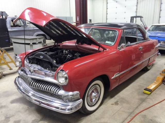 1951 ford victoria v8 automatic mild custom old school hot rod