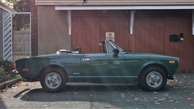 1984 fiat 124 spider, 2000 pininfarina azzurra