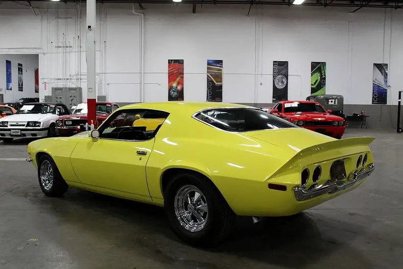 1973 chevrolet camaro 961 miles yellow coupe 355ci v8 manual