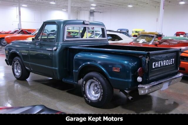 1971 chevrolet c10 green pickup truck 350ci 4bbl v8 93993 miles