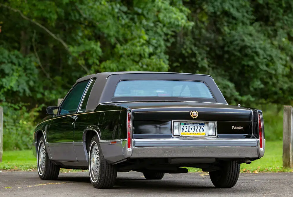 1990 cadillac deville coupe serviced super low 30k mi garaged clean carfax!