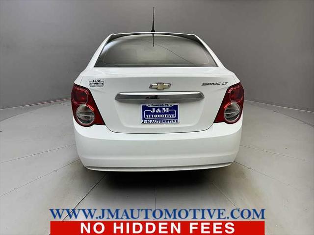 2012 chevrolet sonic 2lt