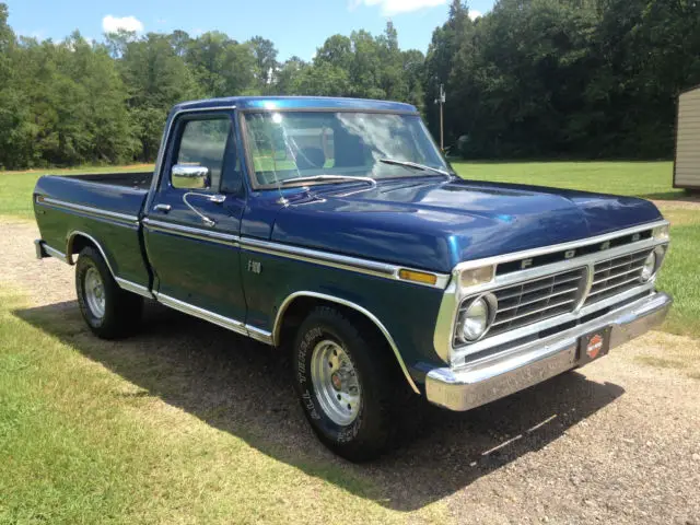 1975 ford f-100 ranger standard cab pickup 2-door 6.4l