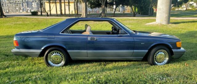 1986 mercedes-benz 500-series coupe blue rwd automatic 560sec
