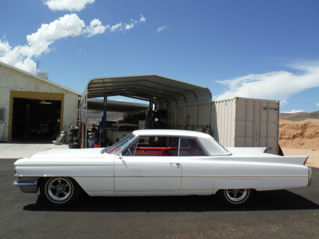 1963 cadillac coupe deville 390 325h.p. california car, new interior and paint!!