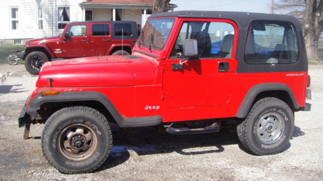 1994 jeep wrangler yj damaged repairable parts salvage fixable