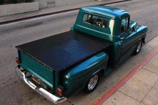 1958 chevrolet c/k pickup 1500 1/2 ton 3645 miles green pickup/ truck v8 automat