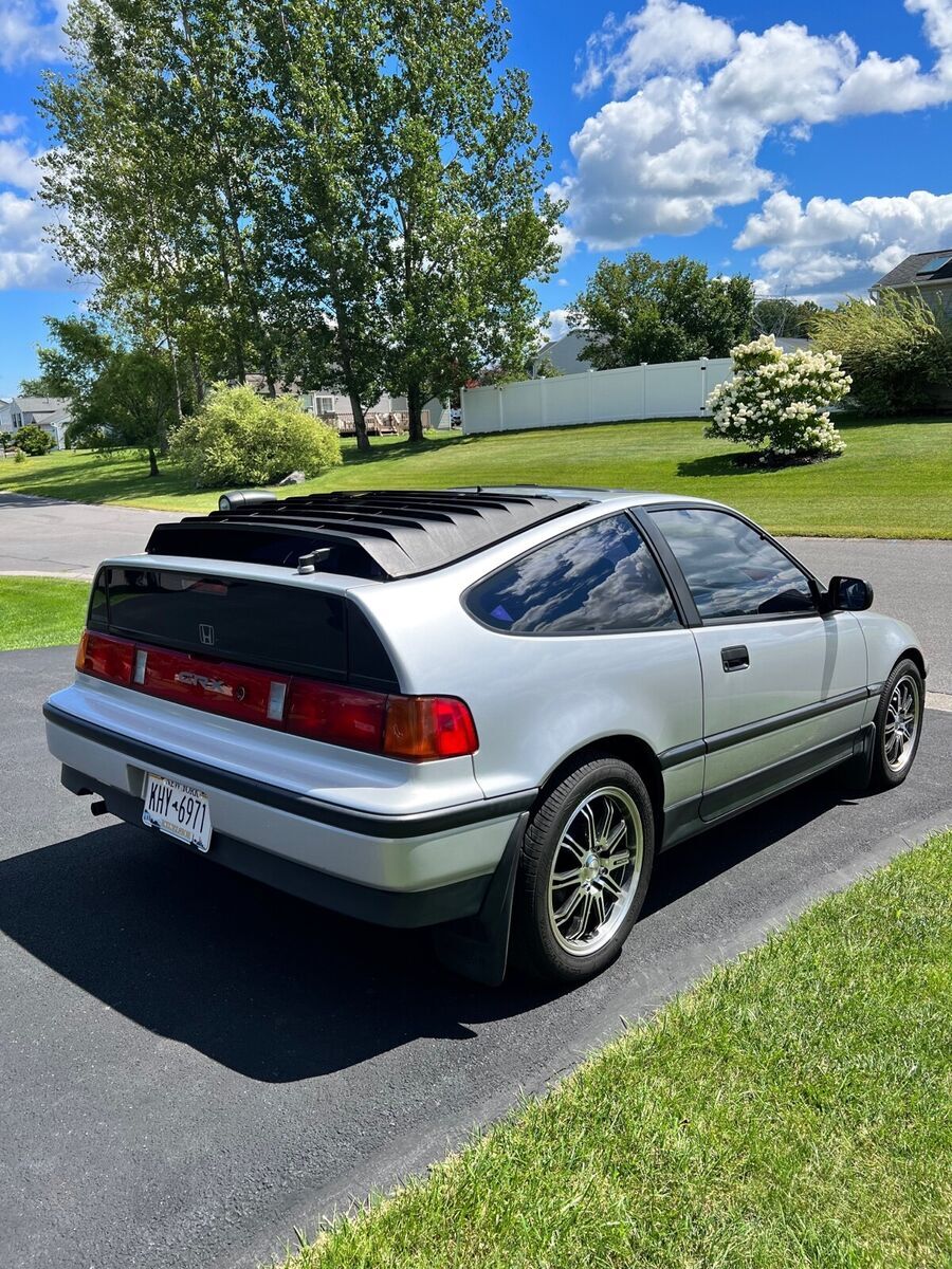 1989 honda civic coupe grey fwd automatic crx dx