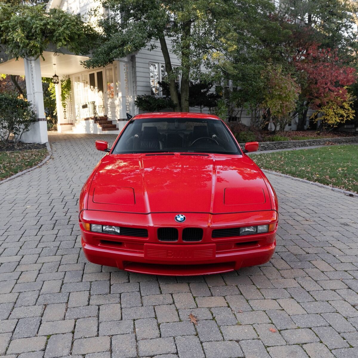 1994 bmw 8-series red csi