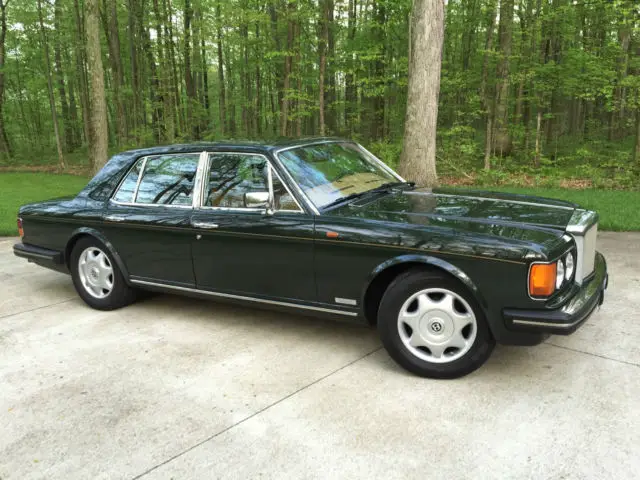 1987 bentley eight - brewster green and tan, upgraded lights and wheels