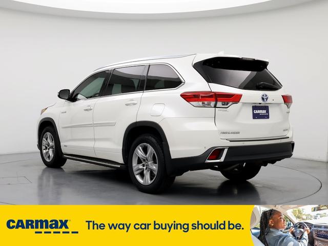 2017 toyota highlander hybrid limited