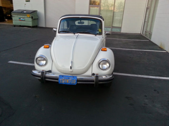 1978 volkswagen super beetle convertible 64k org miles no reserve!