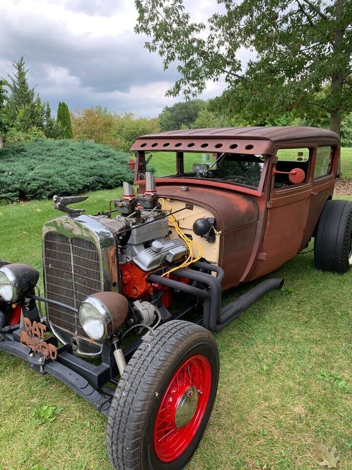 1929 ford model a tudor rat rod