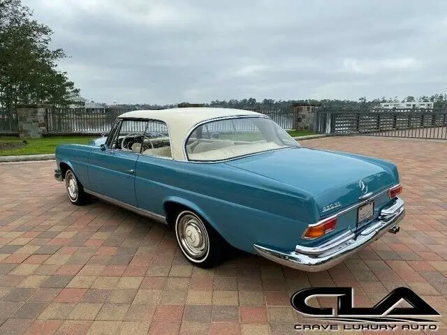 1966 mercedes-benz 250se/c coupe coupe manual blue