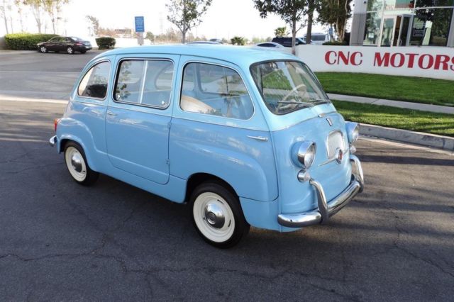fully restored 1960 fiat multipla 600 / truly a must see / great collector car