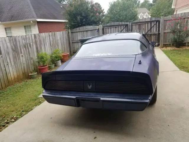 1981 trans am - t top solid body good frame rails nice interior clear title